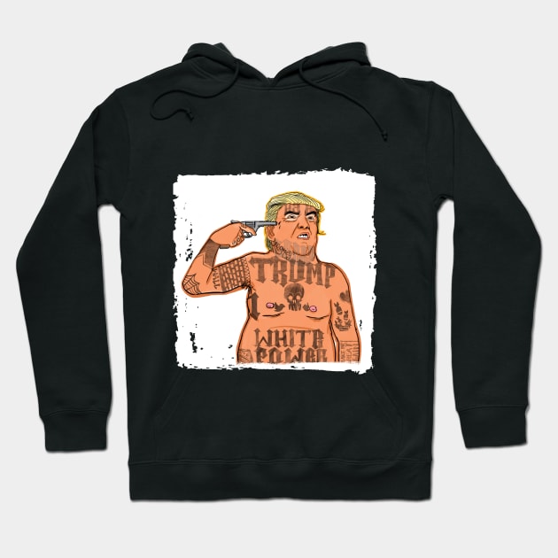 Gangsta Trump Hoodie by GorillaDigital